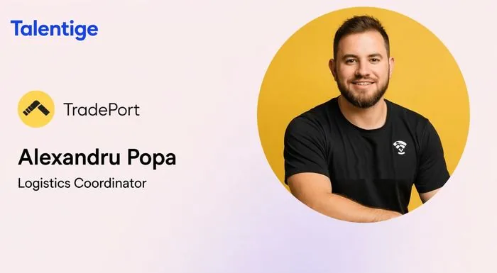 TradePort case study: Alexandru Popa, Logistics Coordinator